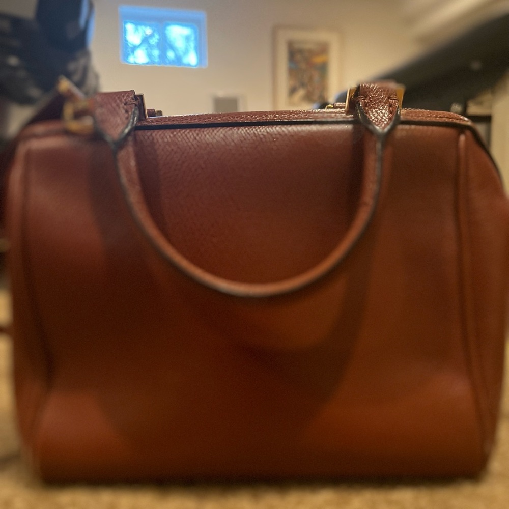 Vintage Celine brown leather bag